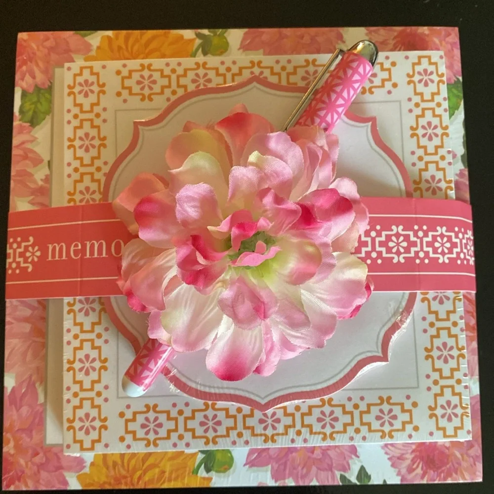 Pink Floral Hallmark Notebooks and Journal NWT